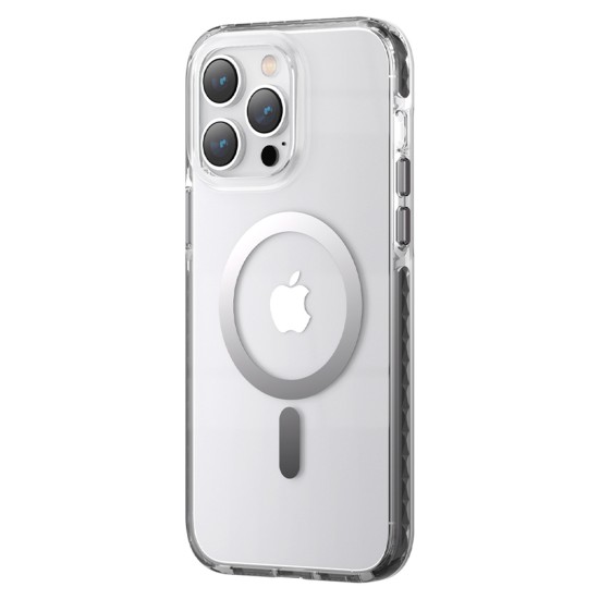 Kingxbar PQY Ice Crystal Series magnetic case for iPhone 14 MagSafe gray Kingxbar PQY Ice Crystal Series magnetic case for iPhone 14 MagSafe gray