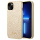 Guess Glitter Script Case for iPhone 14 Plus - Gold Guess Glitter Script Case for iPhone 14 Plus - Gold