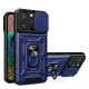 Hybrid Armor Camshield case for iPhone 14 Pro armored case with camera cover blue Hybrid Armor Camshield case for iPhone 14 Pro armored case with camera cover blue