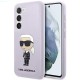 Karl Lagerfeld KLHCS23MSNIKBCU S23+ S916 hardcase purple/purple Silicone Ikonik Karl Lagerfeld KLHCS23MSNIKBCU S23+ S916 hardcase purple/purple Silicone Ikonik