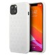 Mercedes Silver Stars Pattern Case for iPhone 13 - White Mercedes Silver Stars Pattern Case for iPhone 13 - White
