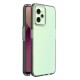 Spring Case case for Realme C35 silicone cover with frame black Spring Case case for Realme C35 silicone cover with frame black
