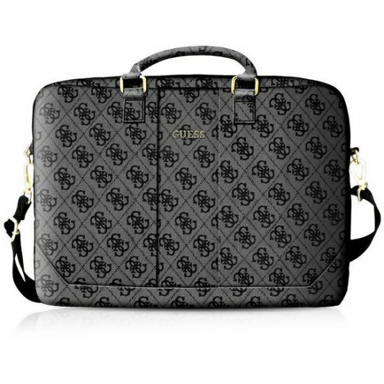 Guess 4G Uptown bag for a 16" laptop - gray Guess 4G Uptown bag for a 16" laptop - gray