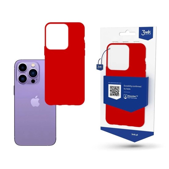 Case for iPhone 14 Pro Max series 3mk Matt Case - red Case for iPhone 14 Pro Max series 3mk Matt Case - red