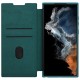 Nillkin Qin Leather Pro Case Case for Samsung Galaxy S23 Ultra Flip Cover Camera Cover Green Nillkin Qin Leather Pro Case Case for Samsung Galaxy S23 Ultra Flip Cover Camera Cover Green