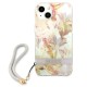Guess GUHCP13MHFLSU iPhone 13 6.1" purple/purple hardcase Flower Strap Guess GUHCP13MHFLSU iPhone 13 6.1" purple/purple hardcase Flower Strap
