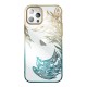 Luxury iPhone 14 Case with Kingxbar Phoenix Crystals - Gold and Blue Luxury iPhone 14 Case with Kingxbar Phoenix Crystals - Gold and Blue