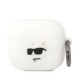 Karl Lagerfeld KLA3RUNCHH AirPods 3 cover white/white Silicone Choupette Head 3D Karl Lagerfeld KLA3RUNCHH AirPods 3 cover white/white Silicone Choupette Head 3D