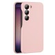 Dux Ducis Grit case for Samsung Galaxy S23+ elegant case made of artificial leather pink Dux Ducis Grit case for Samsung Galaxy S23+ elegant case made of artificial leather pink