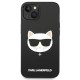 Karl Lagerfeld KLHMP14SSLCHBK iPhone 14 6.1 "hardcase black / black Silicone Choupette Head Magsafe Karl Lagerfeld KLHMP14SSLCHBK iPhone 14 6.1 "hardcase black / black Silicone Choupette Head Magsafe
