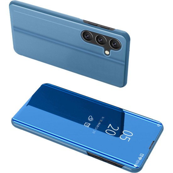 Clear View Case cover for Samsung Galaxy A24 4G flip cover blue Clear View Case cover for Samsung Galaxy A24 4G flip cover blue