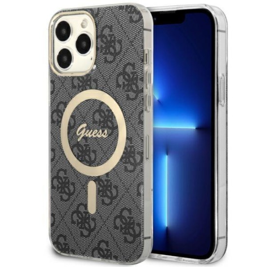 Guess GUHMP13XH4STK iPhone 13 Pro Max 6.7" black/black hardcase 4G MagSafe Guess GUHMP13XH4STK iPhone 13 Pro Max 6.7" black/black hardcase 4G MagSafe