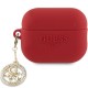 Guess GUAP23DSLGHDF AirPods Pro 2 cover red 3D Rubber 4G Diamond Charm Guess GUAP23DSLGHDF AirPods Pro 2 cover red 3D Rubber 4G Diamond Charm