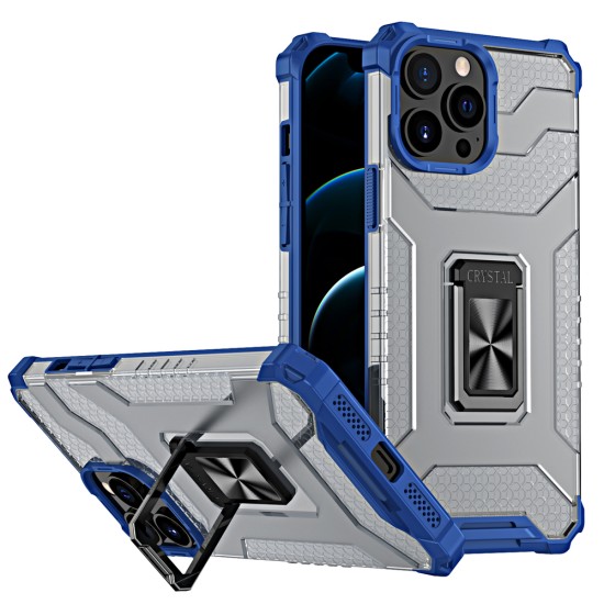 Crystal Ring Case Kickstand Tough Rugged Cover for iPhone 11 Pro blue Crystal Ring Case Kickstand Tough Rugged Cover for iPhone 11 Pro blue
