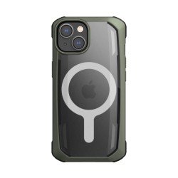 Raptic X-Doria Secure Case iPhone 14 Plus with MagSafe armored cover green