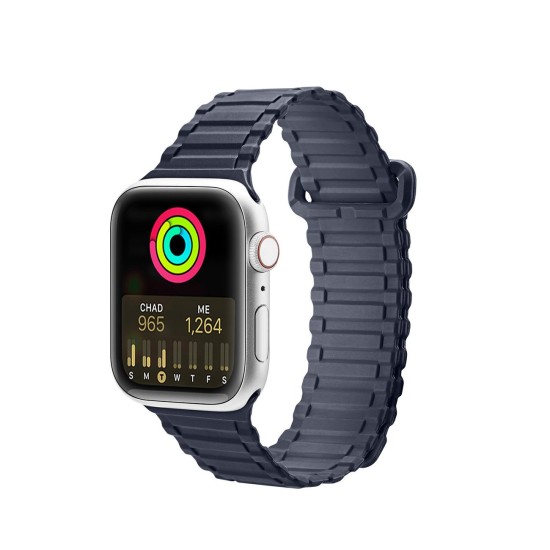 Dux Ducis Strap (Armor Version) Apple Watch SE strap, 9, 8, 7, 6, 5, 4, 3, 2, 1 (41, 40, 38 mm) silicone magnetic band bracelet blue Dux Ducis Strap (Armor Version) Apple Watch SE strap, 9, 8, 7, 6, 5, 4, 3, 2, 1 (41, 40, 38 mm) silicone magnetic band bracelet blue