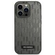 Karl Lagerfeld KLHCP14XSAKLHPG iPhone 14 Pro Max 6,7 "hardcase gray / gray Saffiano Mono Metal Logo