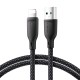 Joyroom Multi-Color Series S-A34 USB-A / Lightning 3A cable 1m - black Joyroom Multi-Color Series S-A34 USB-A / Lightning 3A cable 1m - black