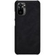 Nillkin Qin original leather case cover for Xiaomi Redmi Note 10 / Redmi Note 10S black
