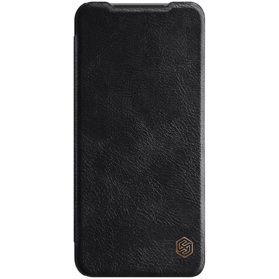 Nillkin Qin original leather case cover for Xiaomi Redmi Note 10 / Redmi Note 10S black