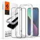 Spigen ALM Glass FC Tempered Glass for iPhone 13 / 13 Pro / 14 / 16e - Black 2 pcs. Spigen ALM Glass FC Tempered Glass for iPhone 13 / 13 Pro / 14 / 16e - Black 2 pcs.