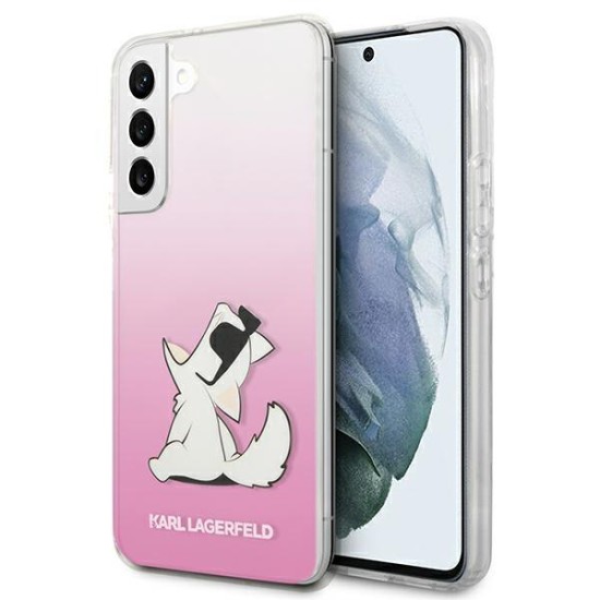 Karl Lagerfeld Choupette Eat Case for Samsung Galaxy S22+ - Pink Karl Lagerfeld Choupette Eat Case for Samsung Galaxy S22+ - Pink