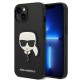 Karl Lagerfeld Saffiano Karl's Head Patch Case for iPhone 14 Plus - Black Karl Lagerfeld Saffiano Karl's Head Patch Case for iPhone 14 Plus - Black