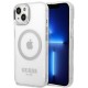 Guess GUHMP14SHTRMS iPhone 14 6.1" silver/silver hard case Metal Outline Magsafe Guess GUHMP14SHTRMS iPhone 14 6.1" silver/silver hard case Metal Outline Magsafe