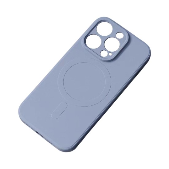 MagSafe compatible silicone case for iPhone 15 Silicone Case - gray MagSafe compatible silicone case for iPhone 15 Silicone Case - gray