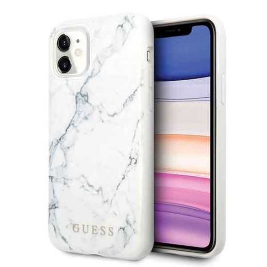 Guess GUHCN61PCUMAWH iPhone 11 6.1" / Xr white/white Marble