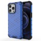 Honeycomb Case armor cover with TPU Bumper for iPhone 13 Pro blue Honeycomb Case armor cover with TPU Bumper for iPhone 13 Pro blue