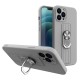 Ring Case silicone case with finger grip and stand for iPhone 13 mini silver Ring Case silicone case with finger grip and stand for iPhone 13 mini silver