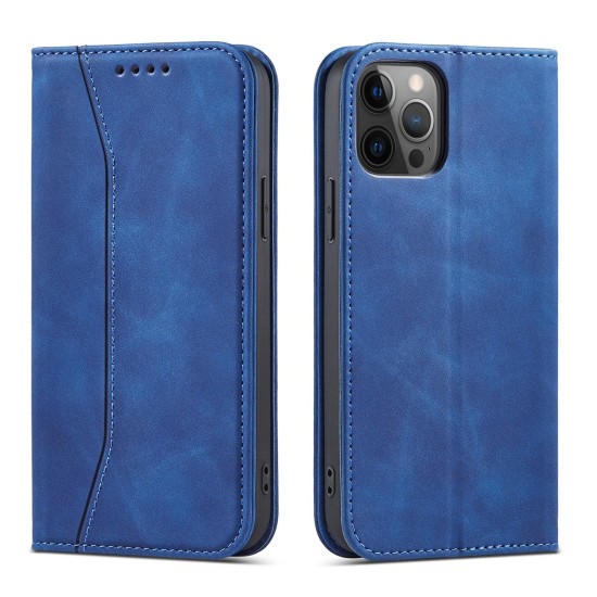 Magnet Fancy Case Case for iPhone 12 Pro Max Pouch Card Wallet Card Stand Blue Magnet Fancy Case Case for iPhone 12 Pro Max Pouch Card Wallet Card Stand Blue
