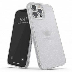 Adidas OR Protective Clear Case Glitter for iPhone 13 Pro Max - Transparent Silver