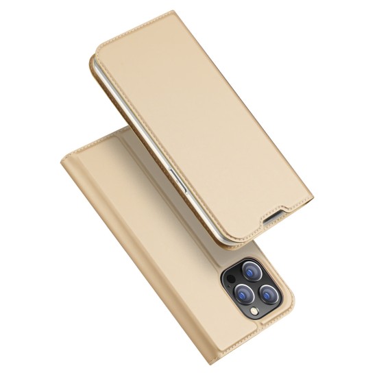 Dux Ducis Skin Pro Holster Flip Cover for iPhone 14 Pro Max gold Dux Ducis Skin Pro Holster Flip Cover for iPhone 14 Pro Max gold