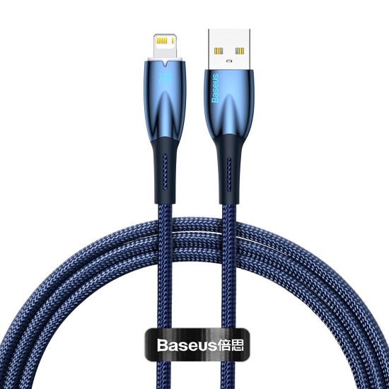 Baseus Glimmer Series cable USB-A - Lightning 2.4A 480Mbps 1m blue