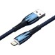 Baseus Glimmer Series cable USB-A - Lightning 2.4A 480Mbps 1m blue
