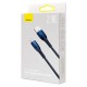 Baseus Glimmer Series cable USB-A - Lightning 2.4A 480Mbps 1m blue