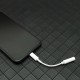 ADAPTER FROM USB TYPE C TO AUDIO 3.5 MINI JACK WHITE