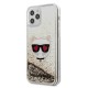 Karl Lagerfeld KLHCP12LLCGLGO iPhone 12 Pro Max 6.7" gold/gold hardcase Liquid Glitter Choupette Karl Lagerfeld KLHCP12LLCGLGO iPhone 12 Pro Max 6.7" gold/gold hardcase Liquid Glitter Choupette