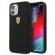 Ferrari FESSIHCP12SBK iPhone 12 mini 5.4" black/black hardcase On Track Silicone Ferrari FESSIHCP12SBK iPhone 12 mini 5.4" black/black hardcase On Track Silicone