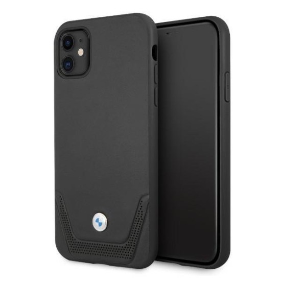 BMW Leather Perforate Case for iPhone 11 / Xr - Black BMW Leather Perforate Case for iPhone 11 / Xr - Black