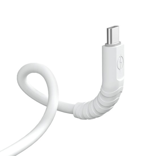 Dudao cable, cable USB Type C - USB Type C 6A 100W PD 1m white (TGL3C)