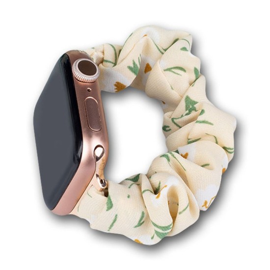 Fabric Apple Watch Band 42/44/45mm Strap Bracelet Elastic Band - Yellow Fabric Apple Watch Band 42/44/45mm Strap Bracelet Elastic Band - Yellow