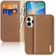 Dux Ducis Hivo Leather Flip Cover Genuine Leather Wallet for Cards and Documents iPhone 14 Pro Brown Dux Ducis Hivo Leather Flip Cover Genuine Leather Wallet for Cards and Documents iPhone 14 Pro Brown