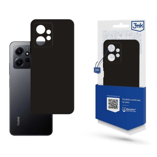 Case for Xiaomi Redmi Note 12 from the 3mk series Matt Case - black Case for Xiaomi Redmi Note 12 from the 3mk series Matt Case - black