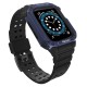 Protect Strap Band for Apple Watch 42/44/45mm Armored Case Strap - Black, Blue Protect Strap Band for Apple Watch 42/44/45mm Armored Case Strap - Black, Blue