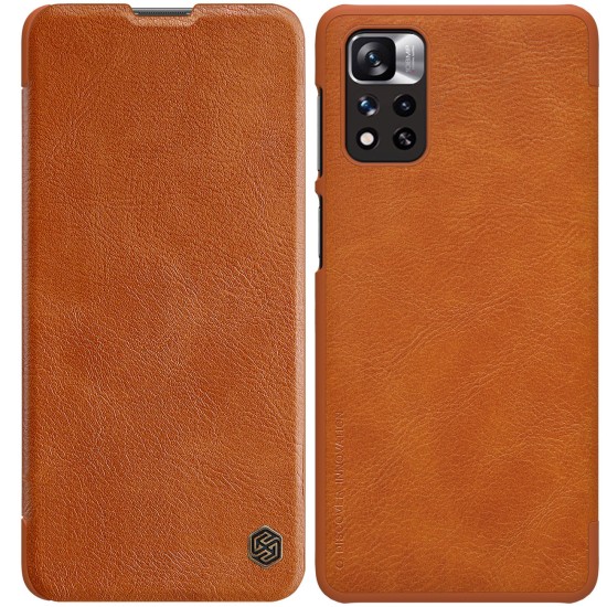 Nillkin Qin Case Case for Xiaomi Redmi Note 11 Pro+ (China) / Redmi Note 11 Pro (China) / Mi11i HyperCharge Camera Protector Holster Cover Flip Case Brown Nillkin Qin Case Case for Xiaomi Redmi Note 11 Pro+ (China) / Redmi Note 11 Pro (China) / Mi11i HyperCharge Camera Protector Holster Cover Flip Case Brown