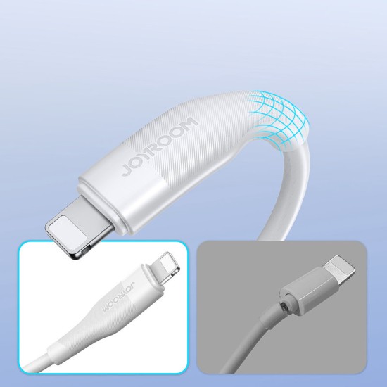 JOYROOM CABLE USB TO LIGHTNING FAST CHARGE 1M WHITE(S-1030M12)