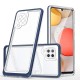Clear 3in1 Case for Samsung Galaxy A42 5G Frame Gel Cover Blue Clear 3in1 Case for Samsung Galaxy A42 5G Frame Gel Cover Blue